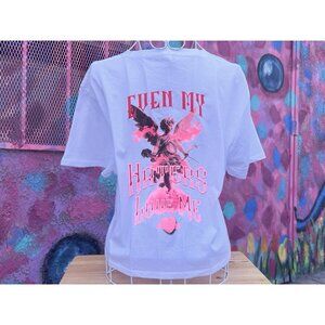 EVEN MY HATERS Love Me Crop T Shirt - Medium